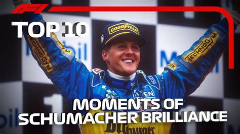 TOP 10: Moments of Michael Schumacher brilliance .